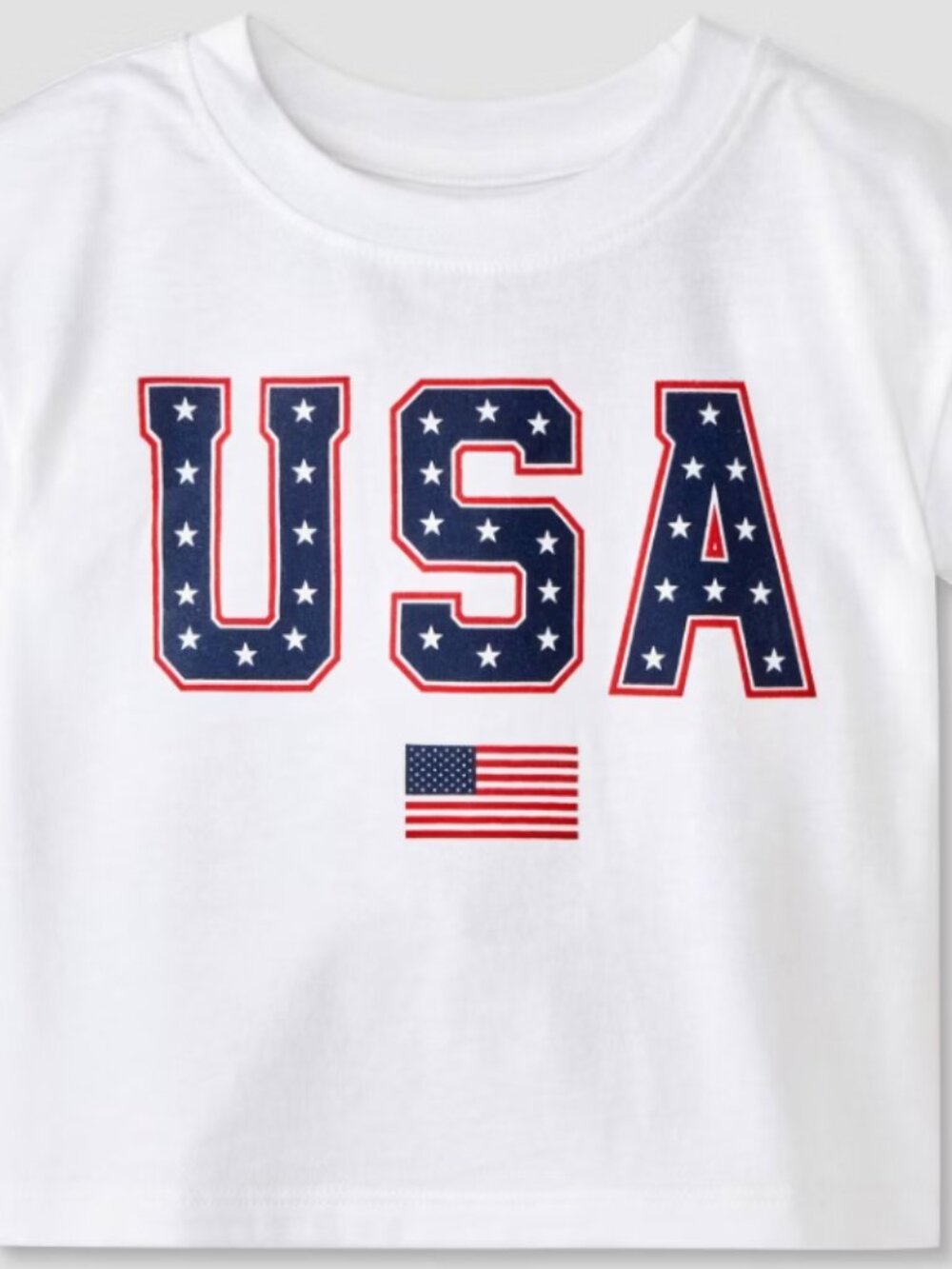 Baby Girls' USA Graphic T-Shirt - Cat & Jack™ White
